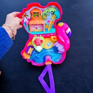 polly pocket vintage flamingo